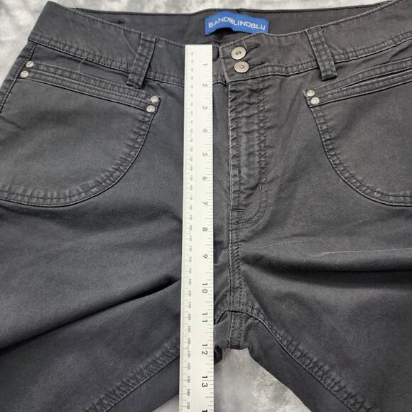 Bandolino Blu Jeans Womens 14 Black High Rise Flare Leg Stretch Denim Casual Y2K - Picture 10 of 13